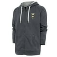 thumbnail image 1 of Men's Antigua Charcoal Columbus Crew Logo Victory Full-Zip Hoodie, 1 of 1
