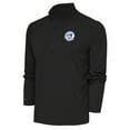thumbnail image 1 of Men's Antigua  Charcoal Dunedin Blue Jays Tribute Quarter-Zip Pullover Top, 1 of 1