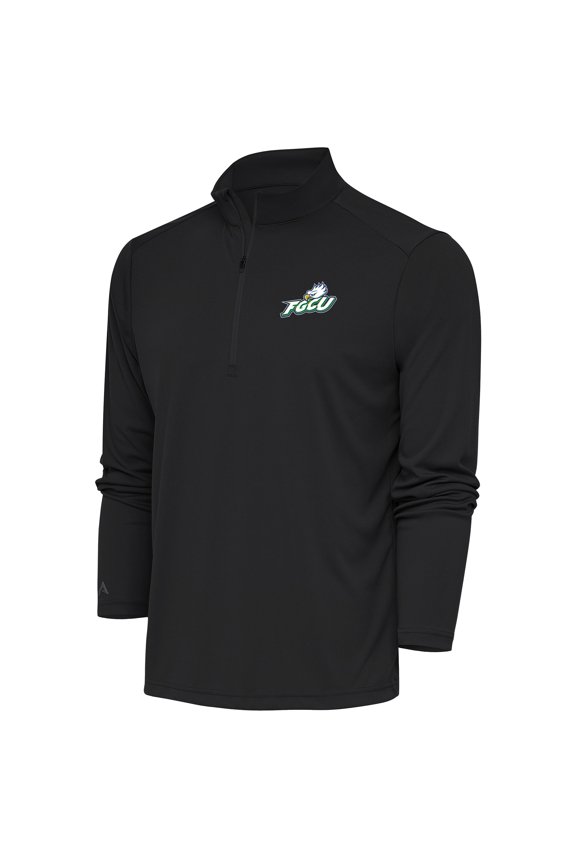 Men's Antigua Charcoal Florida Gulf Coast Eagles Tribute Quarter-Zip Top