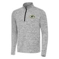 thumbnail image 1 of Men's Antigua Charcoal Green Bay Packers Cause Quarter-Zip Top, 1 of 1