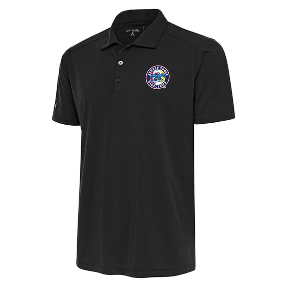 Men's Antigua Charcoal Jersey Shore BlueClaws Tribute Polo