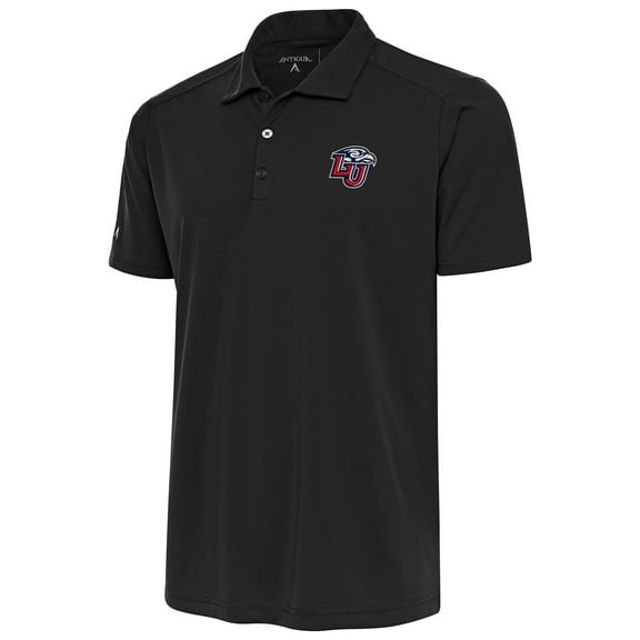 Men's Antigua  Charcoal Liberty Flames Tribute Polo