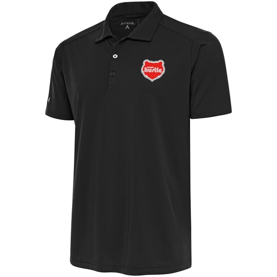 Men's Antigua Charcoal Memphis Hustle Big & Tall Tribute Polo
