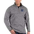 thumbnail image 1 of Men's Antigua Charcoal Memphis Tigers Fortune Big & Tall Quarter-Zip Pullover Jacket, 1 of 1