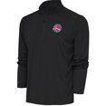 thumbnail image 1 of Men's Antigua  Charcoal Motor City Cruise Tribute Quarter-Zip Pullover Top, 1 of 1