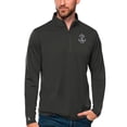 thumbnail image 1 of Men's Antigua Charcoal Navy Midshipmen Tribute Quarter-Zip Top, 1 of 1