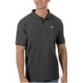 thumbnail image 1 of Men's Antigua Charcoal New Orleans Saints Legacy Pique Polo, 1 of 1