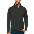 thumbnail image 1 of Men's Antigua Charcoal New York Mets Tribute Quarter-Zip Pullover Top, 1 of 1
