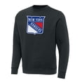 thumbnail image 1 of Men's Antigua Charcoal New York Rangers Victory Crewneck Pullover Sweatshirt, 1 of 1