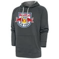 thumbnail image 1 of Men's Antigua Charcoal New York Red Bulls Victory Pullover Hoodie, 1 of 1