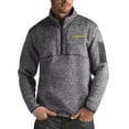 thumbnail image 1 of Men's Antigua Charcoal Oregon Ducks Fortune Big & Tall Quarter-Zip Pullover Jacket, 1 of 1