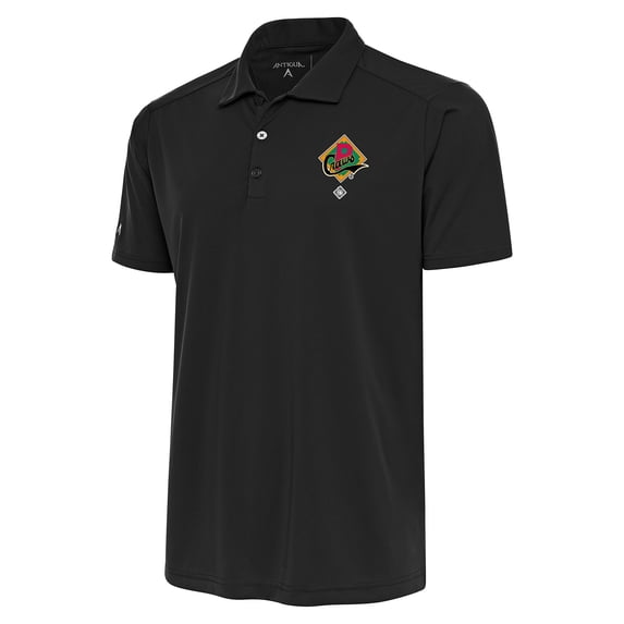 Men's Antigua Charcoal Pittsburgh Crawfords Tribute Polo