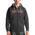 thumbnail image 1 of Men's Antigua Charcoal Portland Trail Blazers Victory Full-Zip Hoodie, 1 of 1