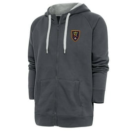 Men's Antigua Red Toronto FC Logo Victory Full-Zip Hoodie