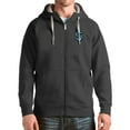 thumbnail image 1 of Men's Antigua Charcoal Seattle Kraken Logo Victory Full-Zip Hoodie, 1 of 1
