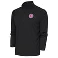 thumbnail image 1 of Men's Antigua  Charcoal South Bend Cubs Tribute Quarter-Zip Pullover Top, 1 of 1