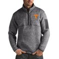 thumbnail image 1 of Men's Antigua Charcoal Tennessee Volunteers Fortune Big & Tall Quarter-Zip Pullover Jacket, 1 of 1