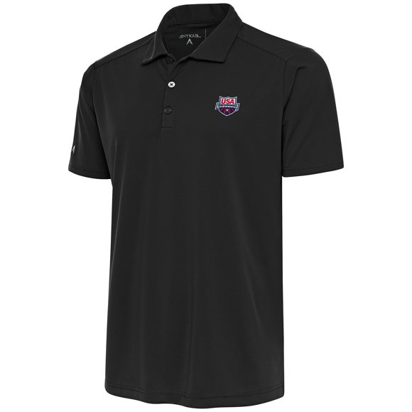 Men's Antigua Charcoal USA Swimming Tribute Polo