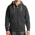 thumbnail image 1 of Men's Antigua Charcoal Vegas Golden Knights Logo Victory Full-Zip Hoodie, 1 of 1