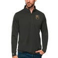 thumbnail image 1 of Men's Antigua Charcoal Vegas Golden Knights Tribute Quarter-Zip Pullover Top, 1 of 1