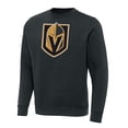 thumbnail image 1 of Men's Antigua Charcoal Vegas Golden Knights Victory Crewneck Pullover Sweatshirt, 1 of 1