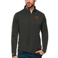 thumbnail image 1 of Men's Antigua Charcoal Washington Commanders Tribute Quarter-Zip Lightweight Pullover Top, 1 of 1