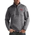 thumbnail image 1 of Men's Antigua Charcoal Western Kentucky Hilltoppers Fortune Big & Tall Quarter-Zip Pullover Jacket, 1 of 1