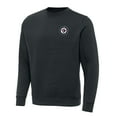 thumbnail image 1 of Men's Antigua Charcoal Winnipeg Jets Victory Crewneck Pullover Sweatshirt, 1 of 1