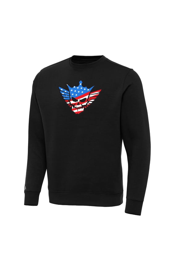 Men's Antigua Cody Rhodes Black WWE Victory Pullover Sweatshirt