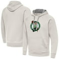 thumbnail image 1 of Men's Antigua Cream Boston Celtics Big Logo Victory Pullover Hoodie, 1 of 3