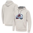 thumbnail image 1 of Men's Antigua Cream Colorado Avalanche Big Logo Victory Pullover Hoodie, 1 of 3
