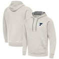 thumbnail image 1 of Men's Antigua Cream St. Louis Blues Victory Pullover Hoodie, 1 of 3