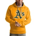 thumbnail image 1 of Men's Antigua Gold Athletics Victory Pullover Team Logo Hoodie, 1 of 1