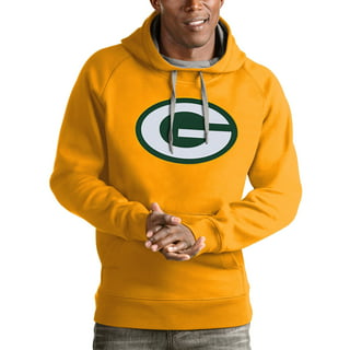 Green Bay Packers Mitchell & Ness All Over 2.0 Pullover Sweatshirt - Gold