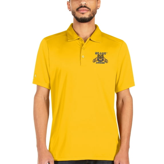 Men's Antigua Gold North Carolina A&T Aggies Tribute Polo