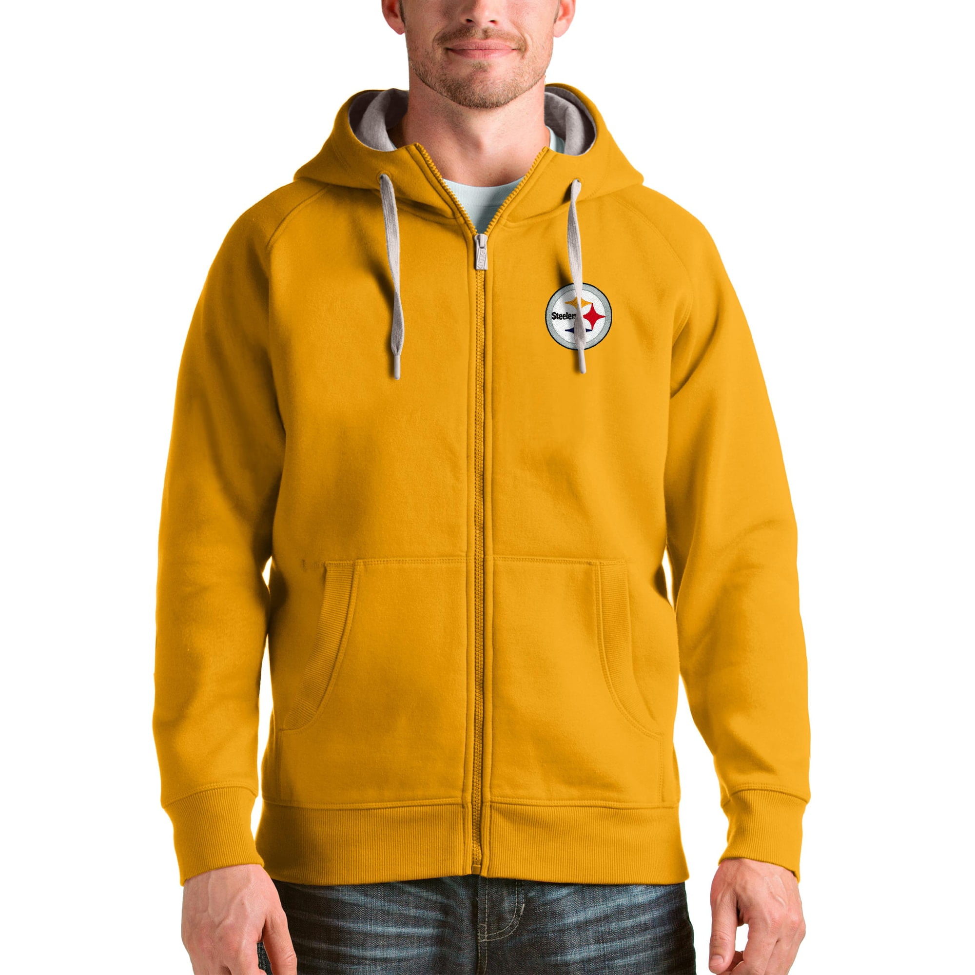 pittsburgh steelers zip hoodie