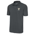 thumbnail image 1 of Men's Antigua  Graphite Vanderbilt Commodores Golf Big & Tall Legacy Pique Polo, 1 of 1