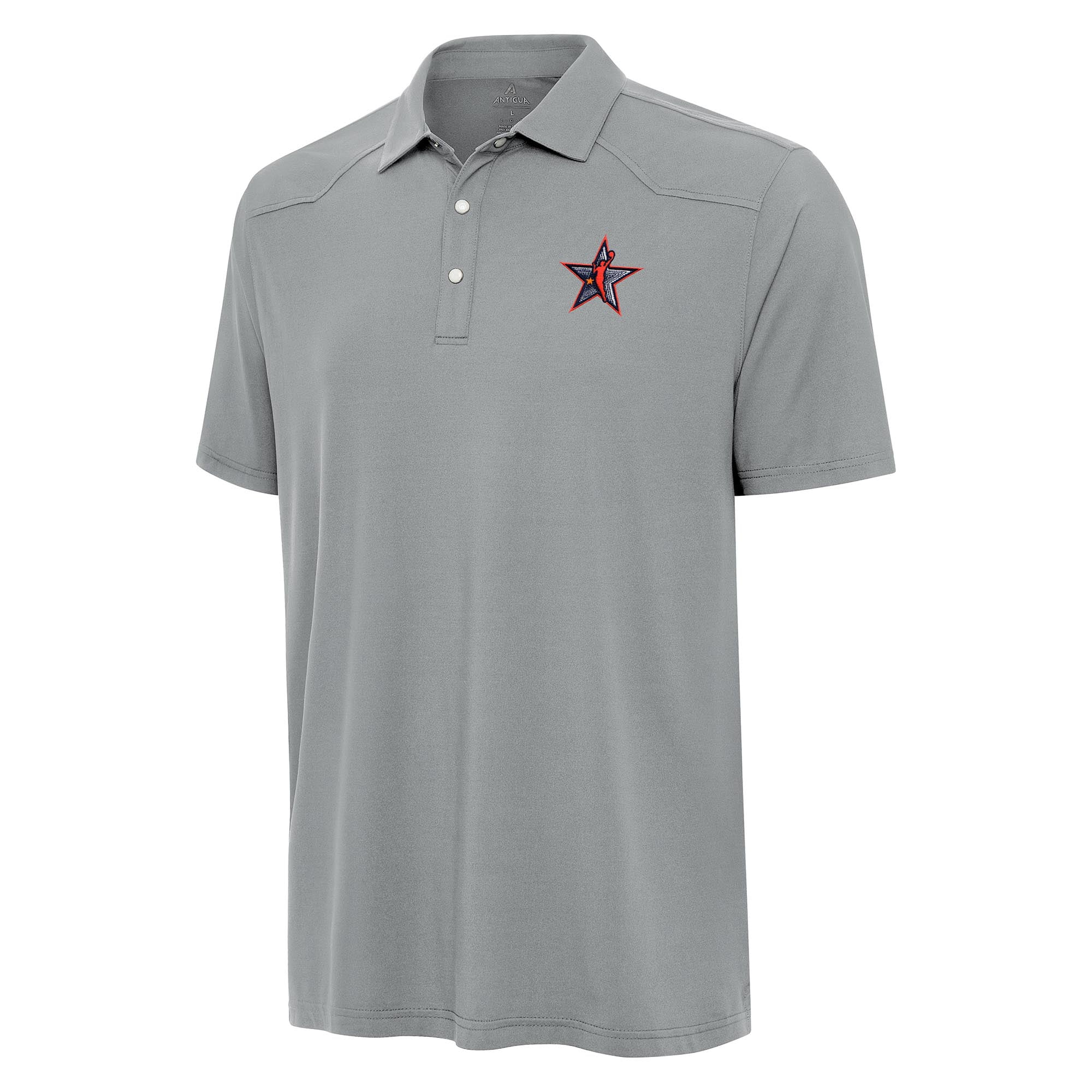Men's Antigua Gray 2024 WNBA AllStar Game Western Polo
