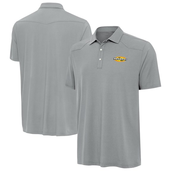 Men's Antigua Gray ARCA Menards Series Western Polo
