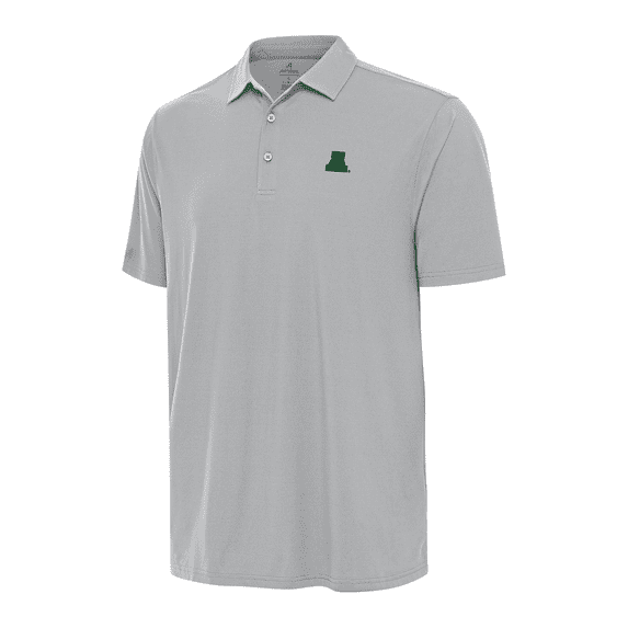 Men's Antigua Gray Arizona Wildcats St. Patrick's Day Era Polo