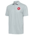 thumbnail image 1 of Men's Antigua  Gray Atlanta Hawks Skills Polo, 1 of 1