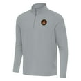 thumbnail image 1 of Men's Antigua Gray Atlanta United FC Intent Quarter-Zip Jacket, 1 of 1