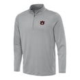 thumbnail image 1 of Men's Antigua Gray Auburn Tigers Reprocess Quarter-Zip Top, 1 of 1