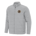 thumbnail image 1 of Men's Antigua Gray Boston Bruins Swelter Full-Zip Puffer Jacket, 1 of 1
