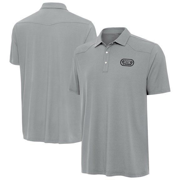 Men's Antigua Gray Bowman Gray Stadium Western Polo