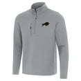 thumbnail image 1 of Men's Antigua  Gray Buffalo Bills Insider Quarter-Zip Jacket, 1 of 2