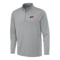 thumbnail image 1 of Men's Antigua Gray Carolina Hurricanes Reprocess Quarter-Zip Top, 1 of 1