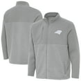 thumbnail image 1 of Men's Antigua Gray Carolina Panthers Daily Fused Full-Zip Jacket, 1 of 4