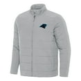 thumbnail image 1 of Men's Antigua  Gray Carolina Panthers Swelter Full-Zip Jacket, 1 of 1