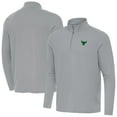 thumbnail image 1 of Men's Antigua Gray Chicago Bulls St. Patrick's Day Intent Quarter-Zip Jacket, 1 of 4